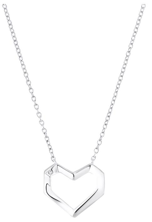 S.Oliver - Kette,42+3cm,Herz Silber 925