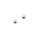 Basics - Ohrstecker Kugel Silber