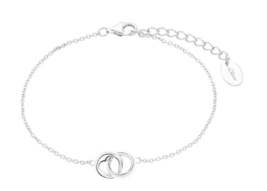 S.Oliver - Armband,17+3cm,Herz Silber 925