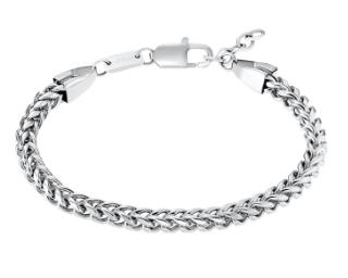 s.Oliver - Armband 20+2cm Königskette Edelstahl