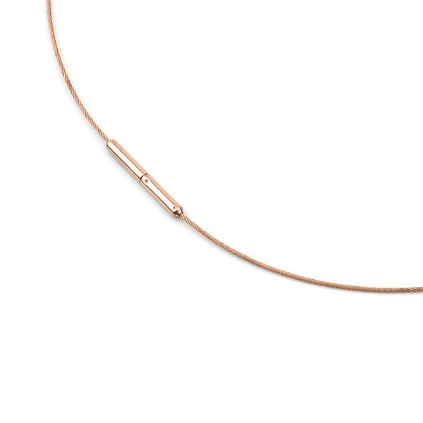 Boccia - Titan Edelstahl Collier Rosé