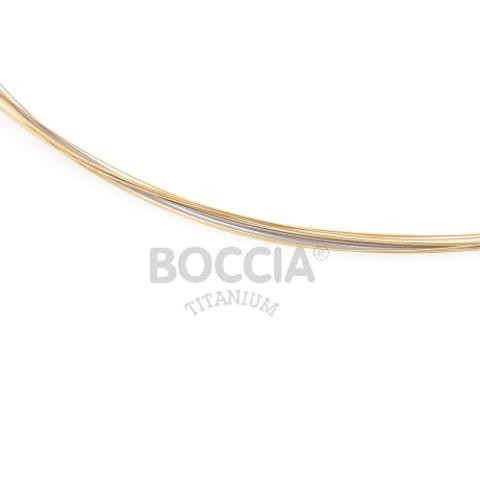Boccia - Titan Edelstahl Collier Bicolor