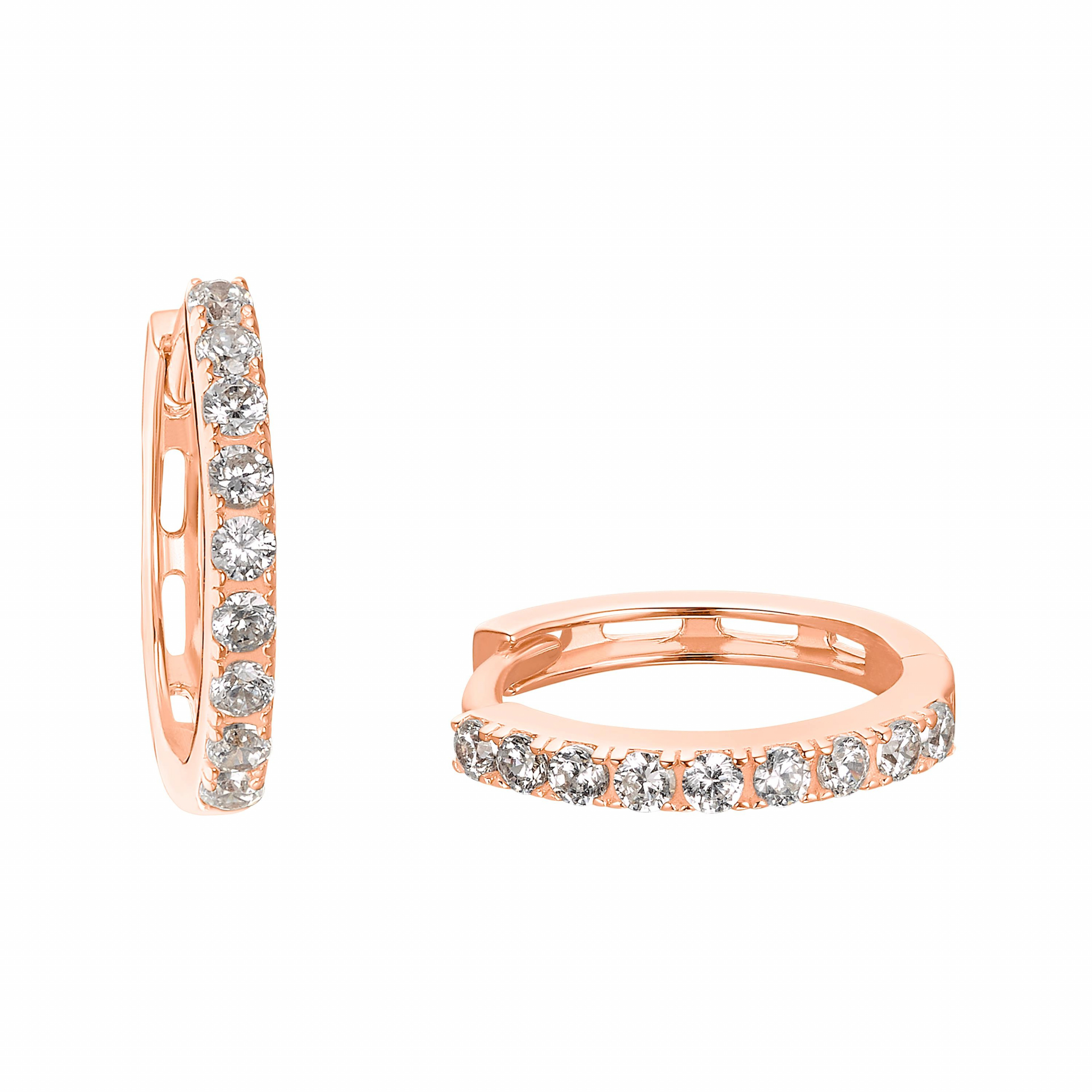 S.Oliver - Ohrschmuck,rosévergoldet Silber 925