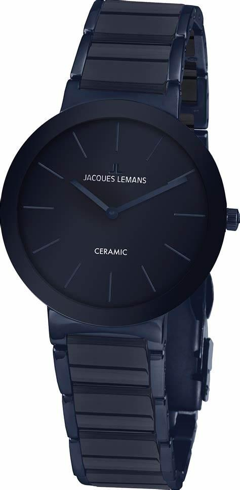 Jacques Lemans - Keramik Dunkelblau Index
