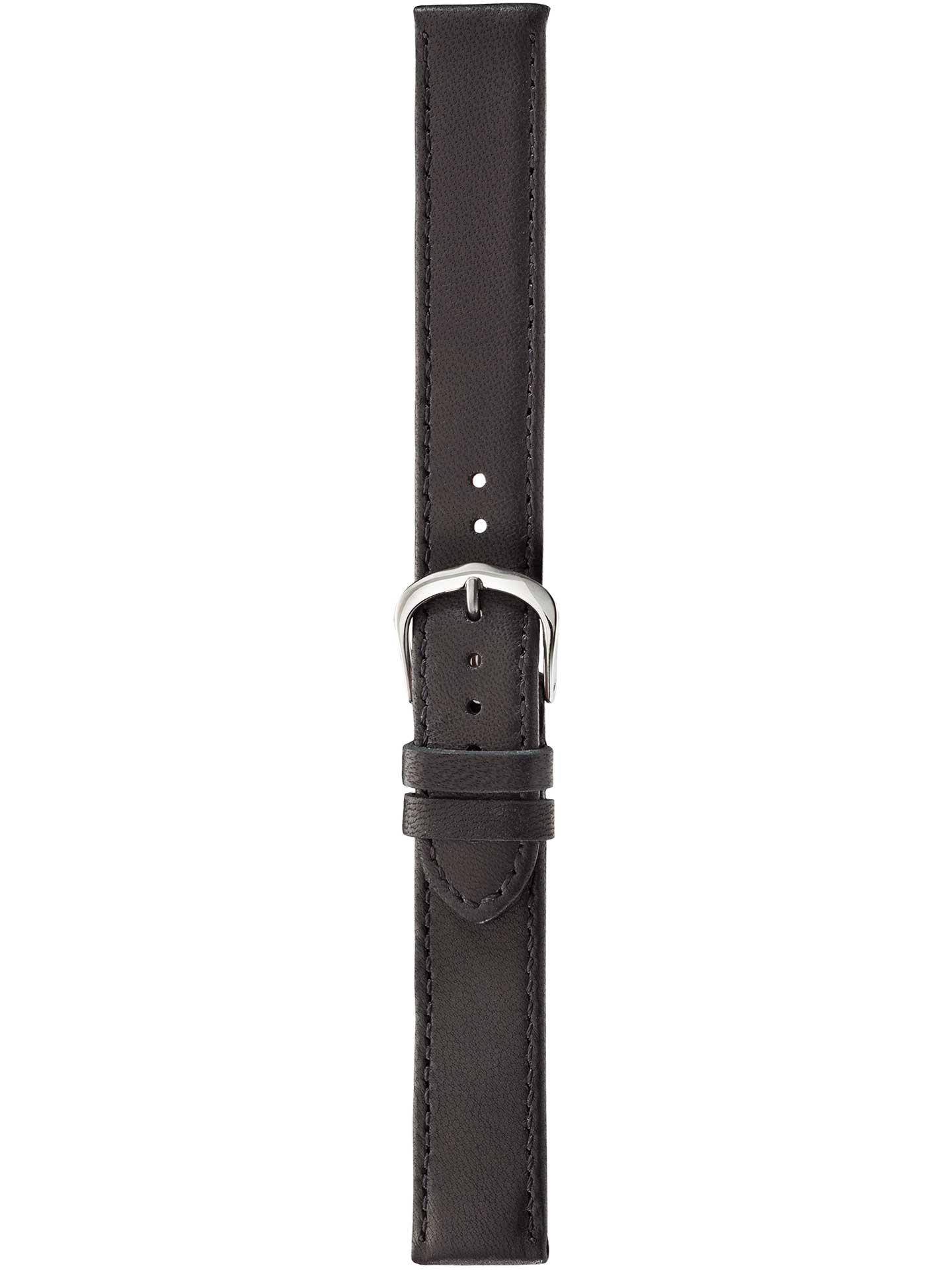 Lederband Lamm Nappa 18mm schwarz