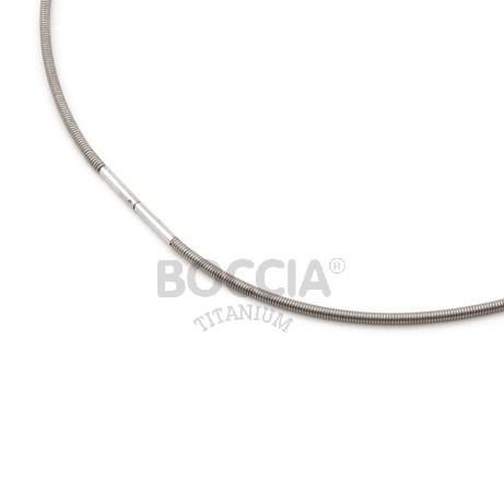 Boccia - Titan Edelstahl Collier Spirale