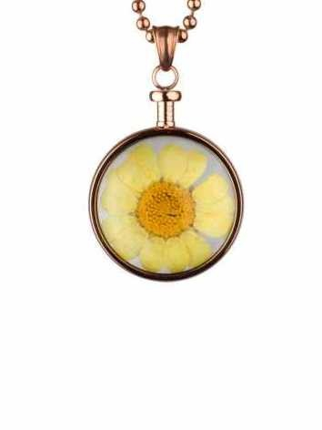 Anhänger Blume gelb