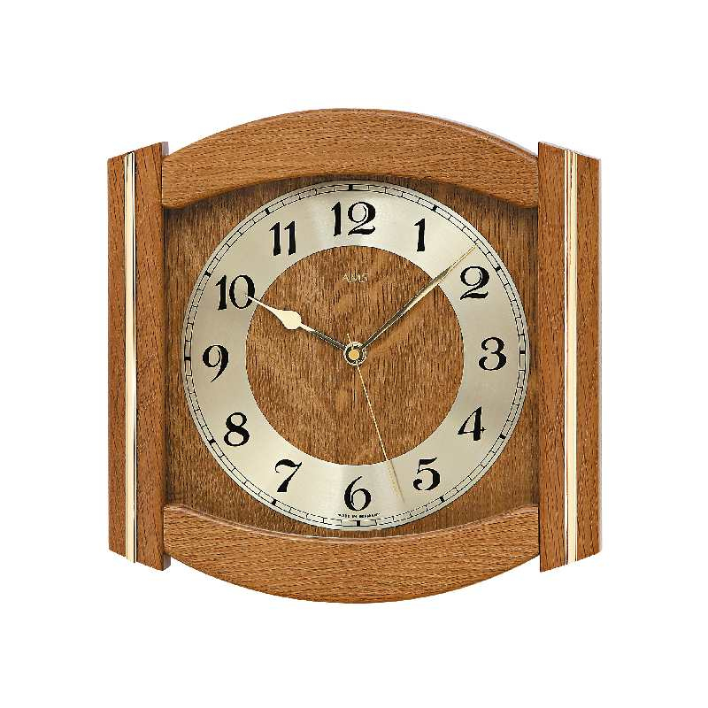 AMS - Wanduhr Eiche Funk