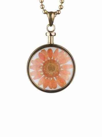Anhänger Blume apricot