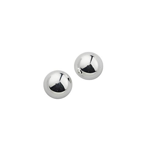 Basics - Ohrstecker Silber 8mm Halbkugel