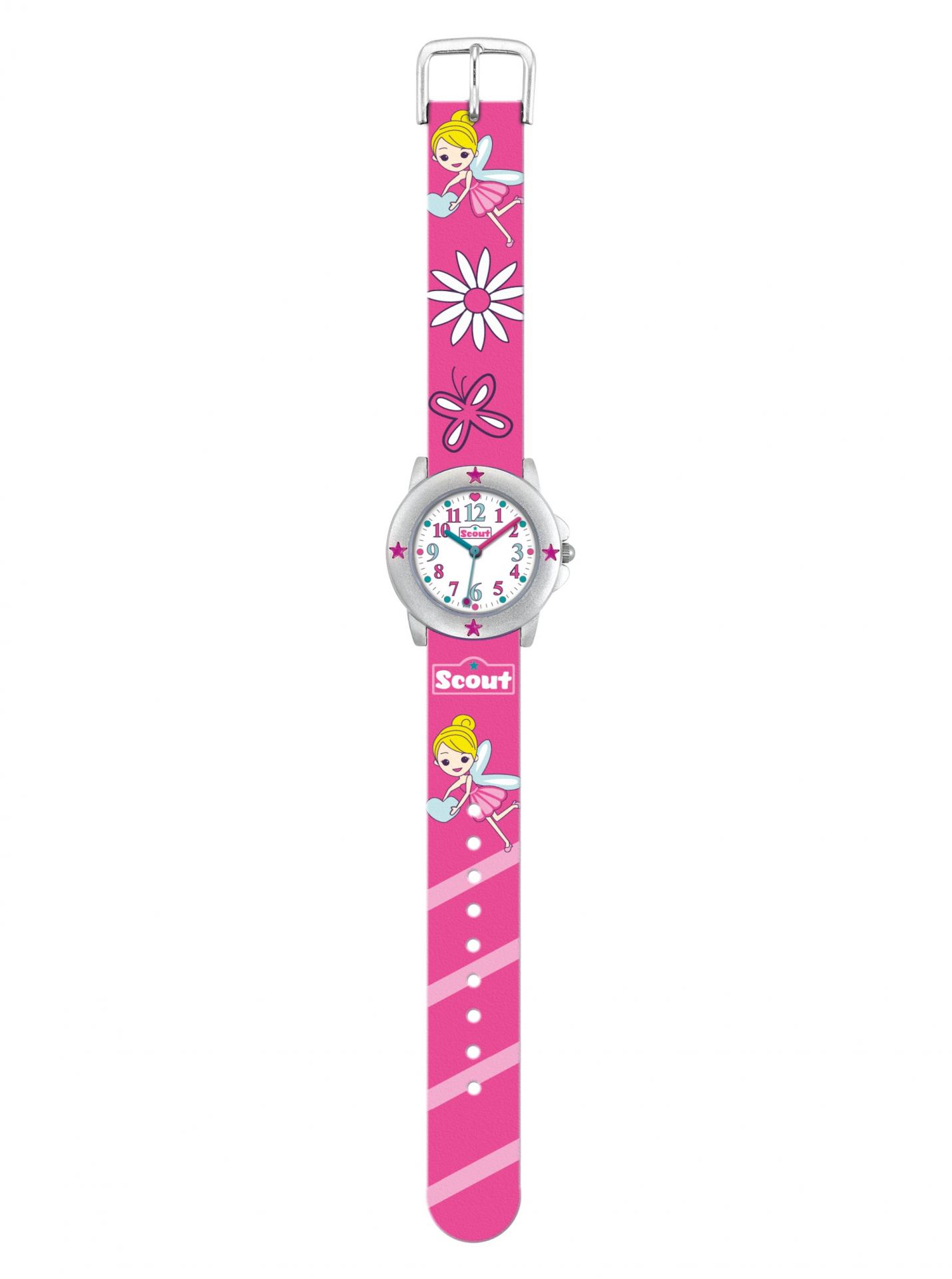 Scout - Kinderuhr Elfe Blumen