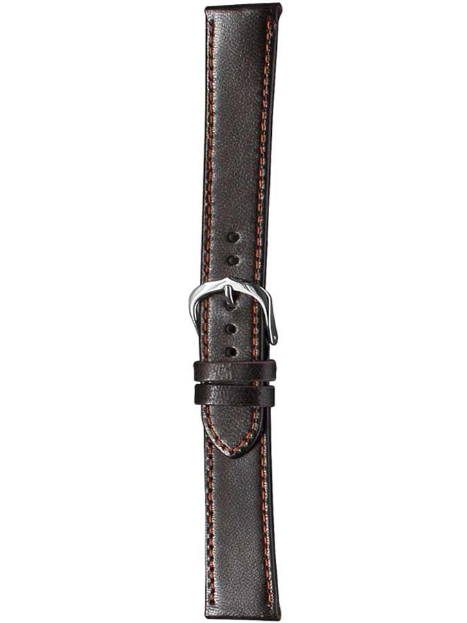 Lederband Lamm Nappa 14mm braun