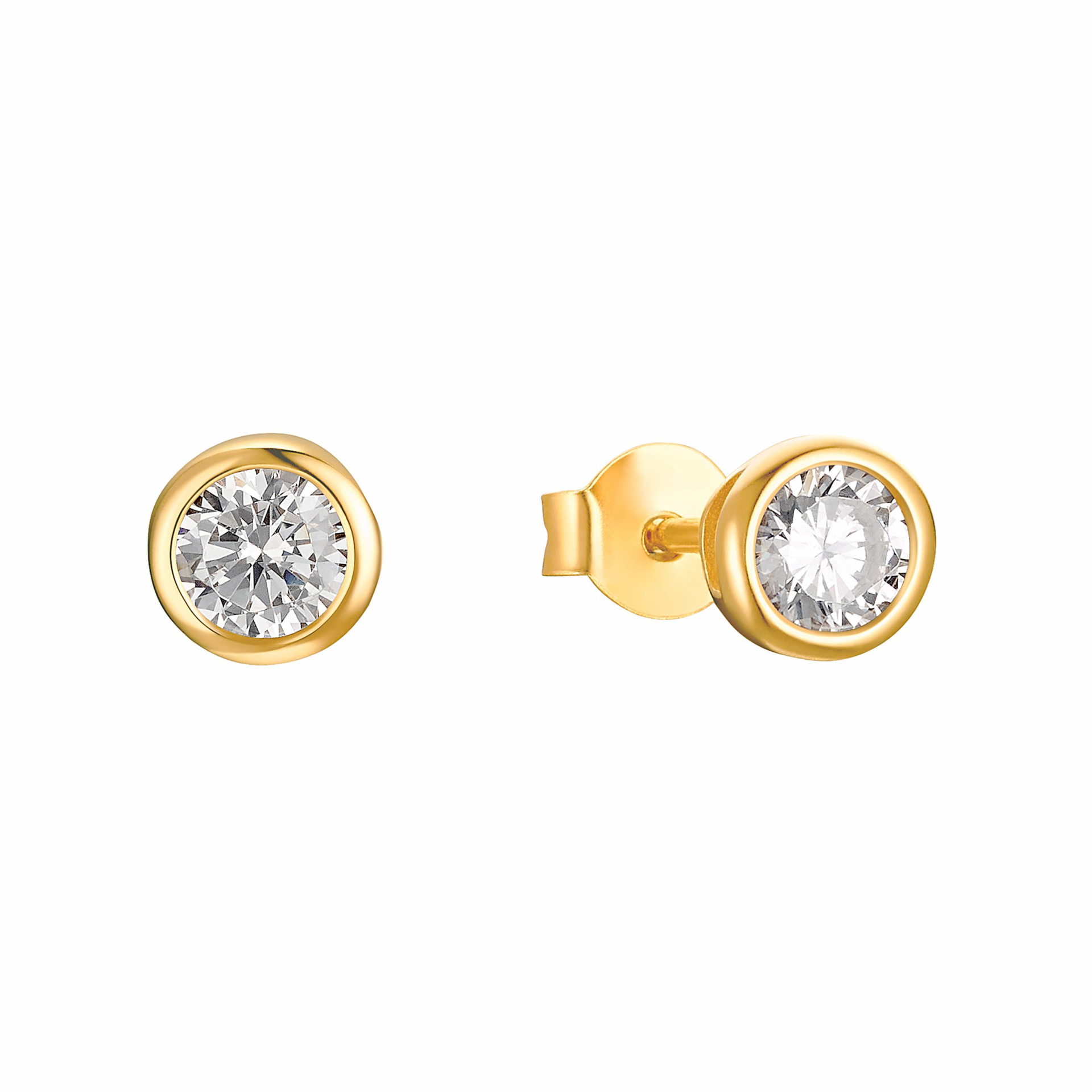 S.Oliver - Ohrschmuck,vergoldet Silber 925