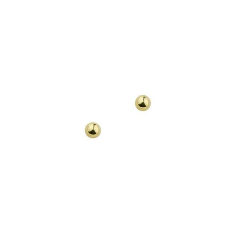Basics - Ohrstecker Kugel 3mm - 333 Gelbgold