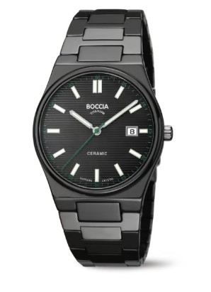 Boccia - Herrenuhr Keramik