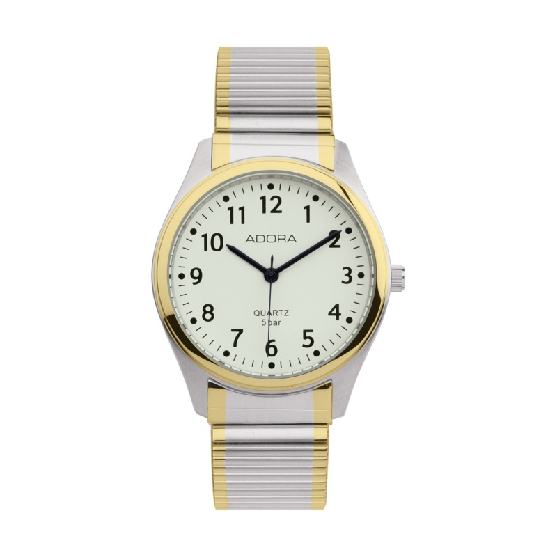 Adora - Herrenuhr Zugband Bicolor