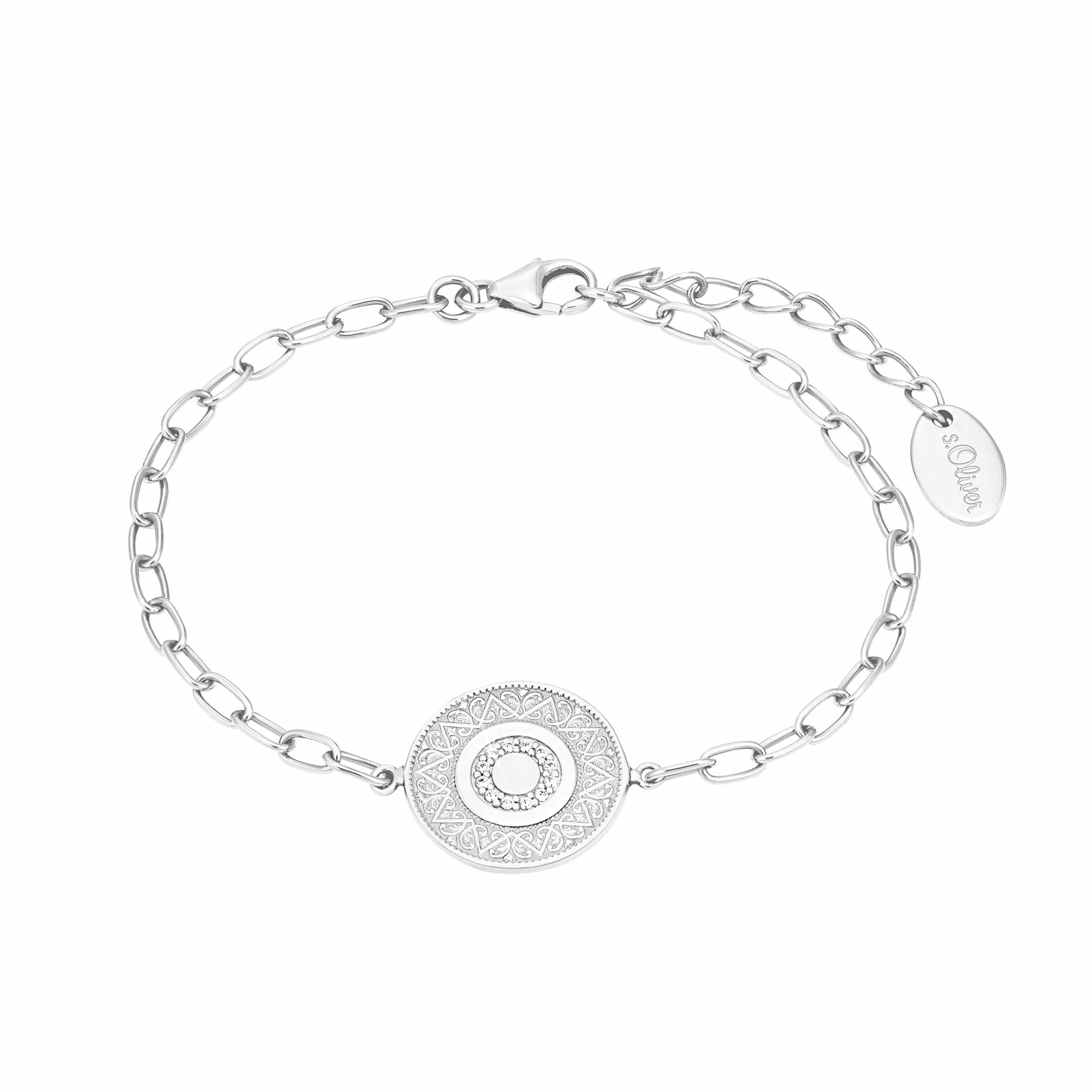 S.Oliver - Armschmuck,17+3cm,Münze Silber 925