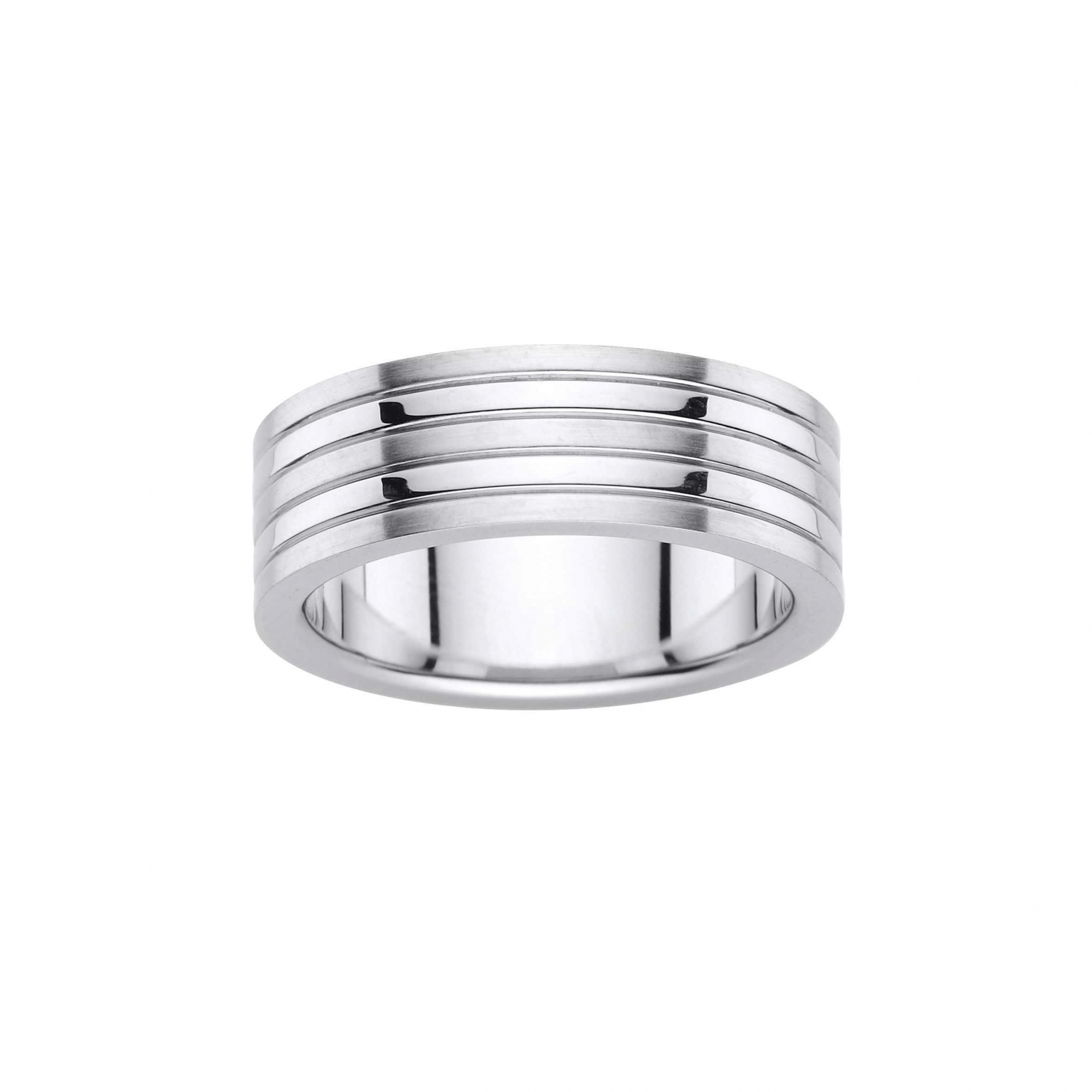 Partnerring Edelstahl