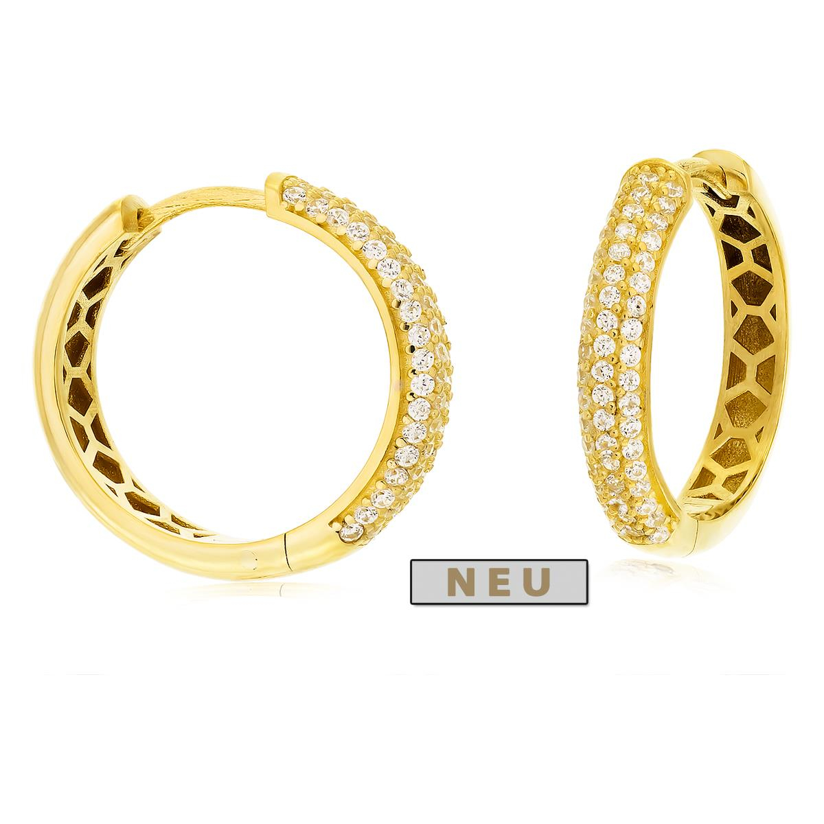 Optimus - Creolen Gold Zirkonia