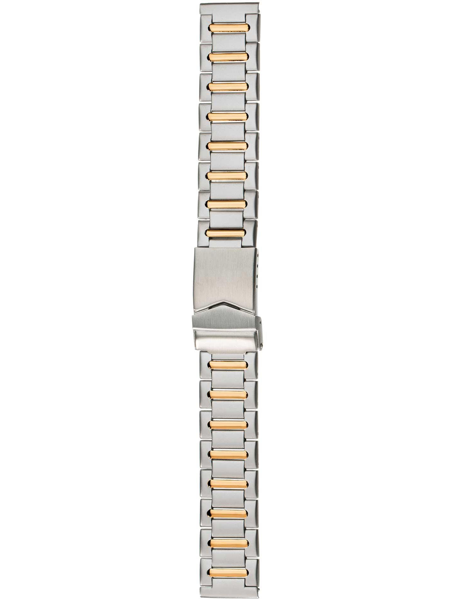 Metallband Edelstahl bicolor 18mm