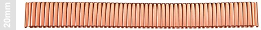 Flexband roséfarbig 20mm