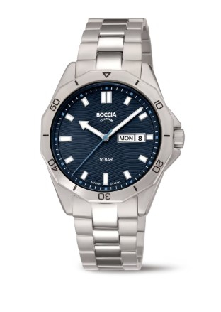 Boccia - Herrenuhr Saphirglas
