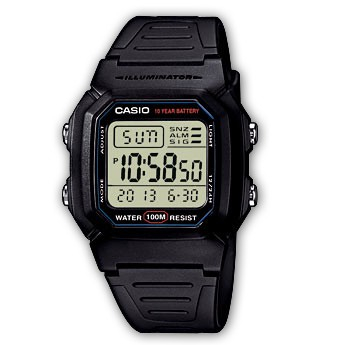 Casio - Digitaluhr Alarm Chrono Timer