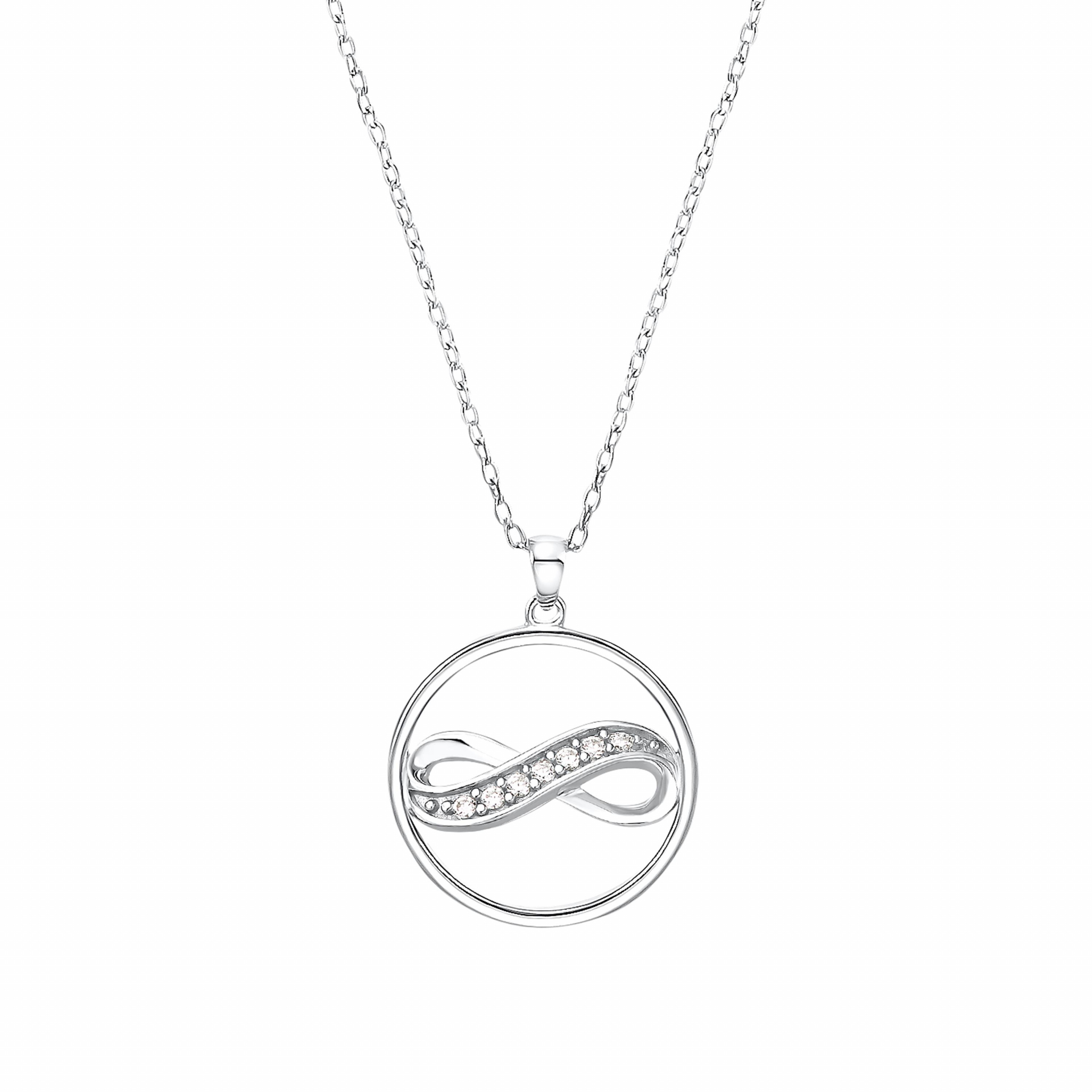 S.Oliver - Halsschmuck,42+3cm,Infinity Silber 925