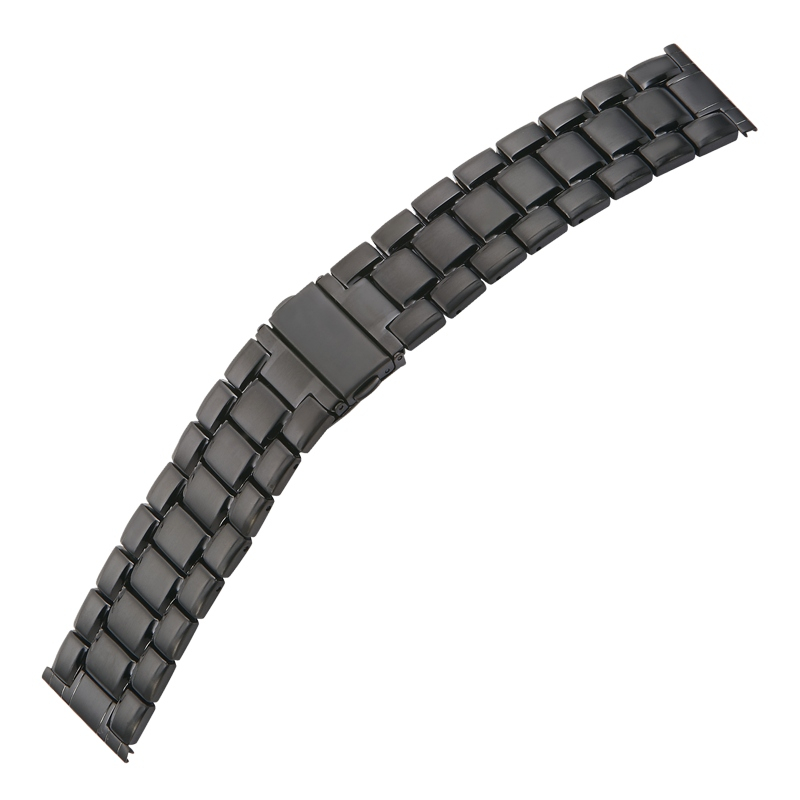 Metallband Schwarz 24-26mm