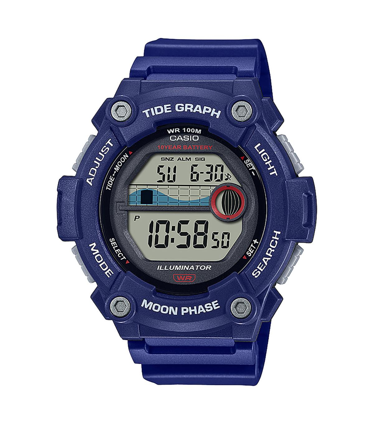 Casio - Digitaluhr blau