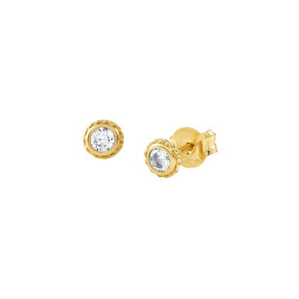 BELLA-Ohrstecker goldfarbig