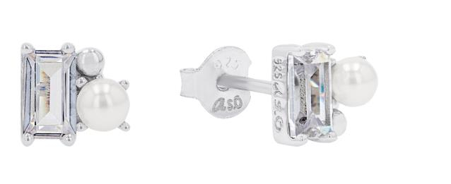 S.Oliver - Ohrschmuck,rhodiniert Silber 925