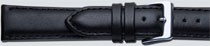 Lederband Seidenkalb 20mm schw