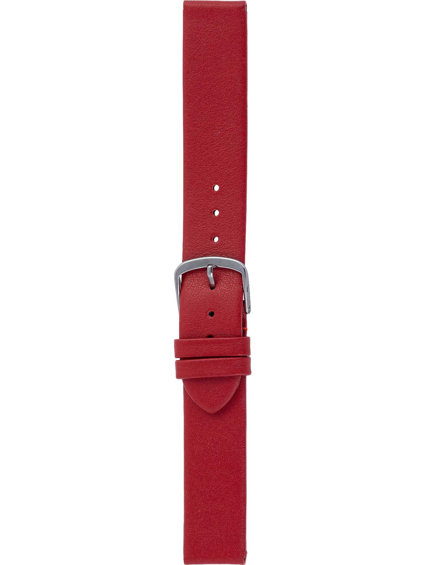 Lederband Beach ll 16mm dunkelrot