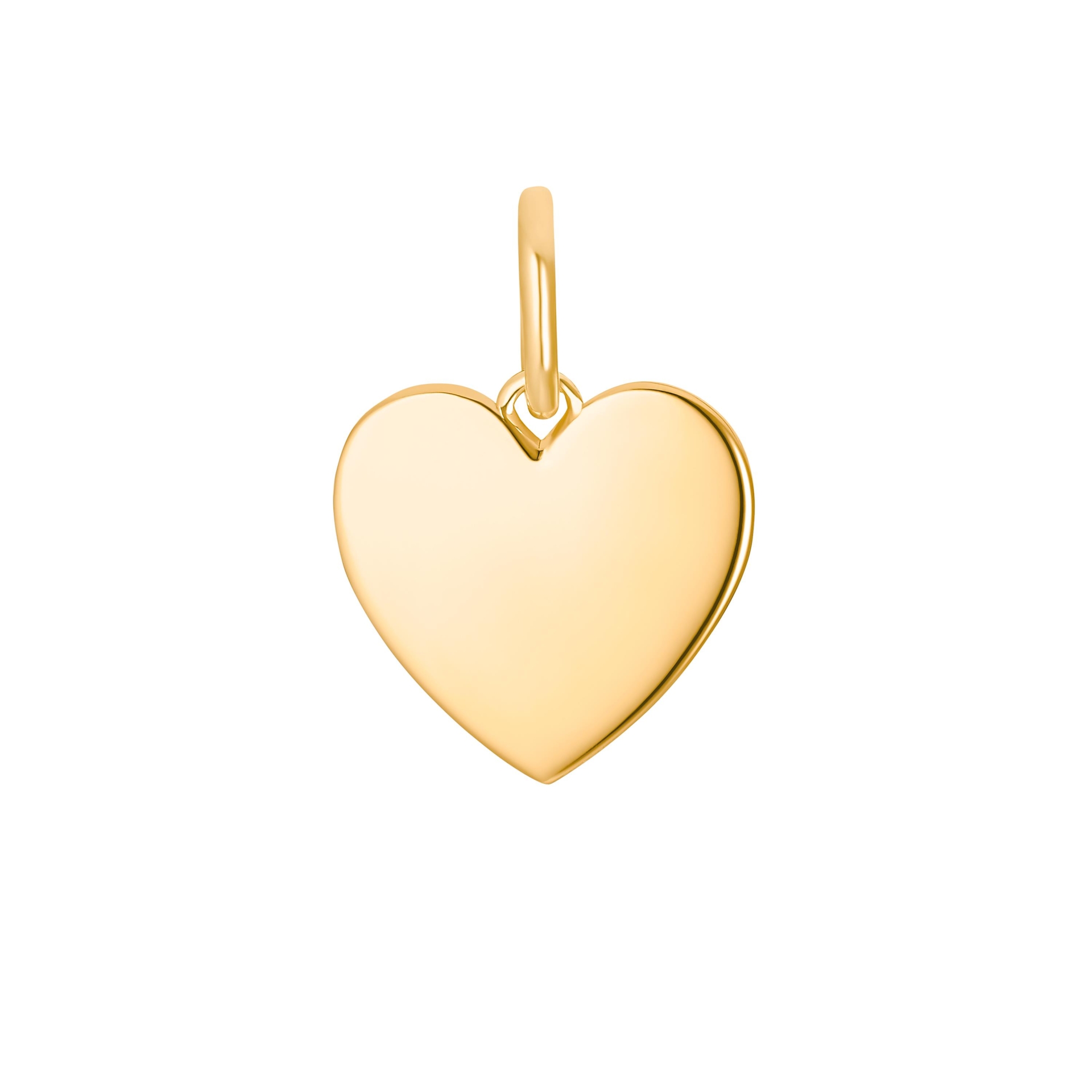 S.Oliver - Anhänger,Herz,gelbvergoldet Silber 925