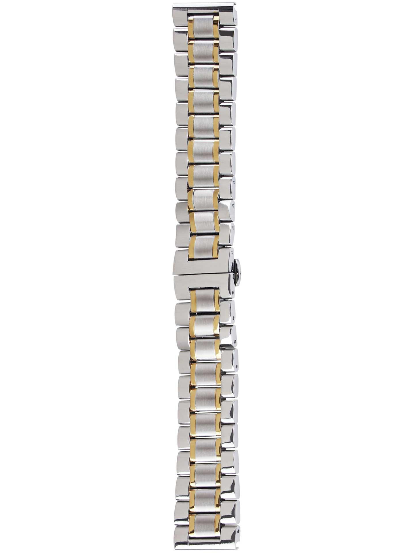 Edelstahlband massiv 22mm bicolor