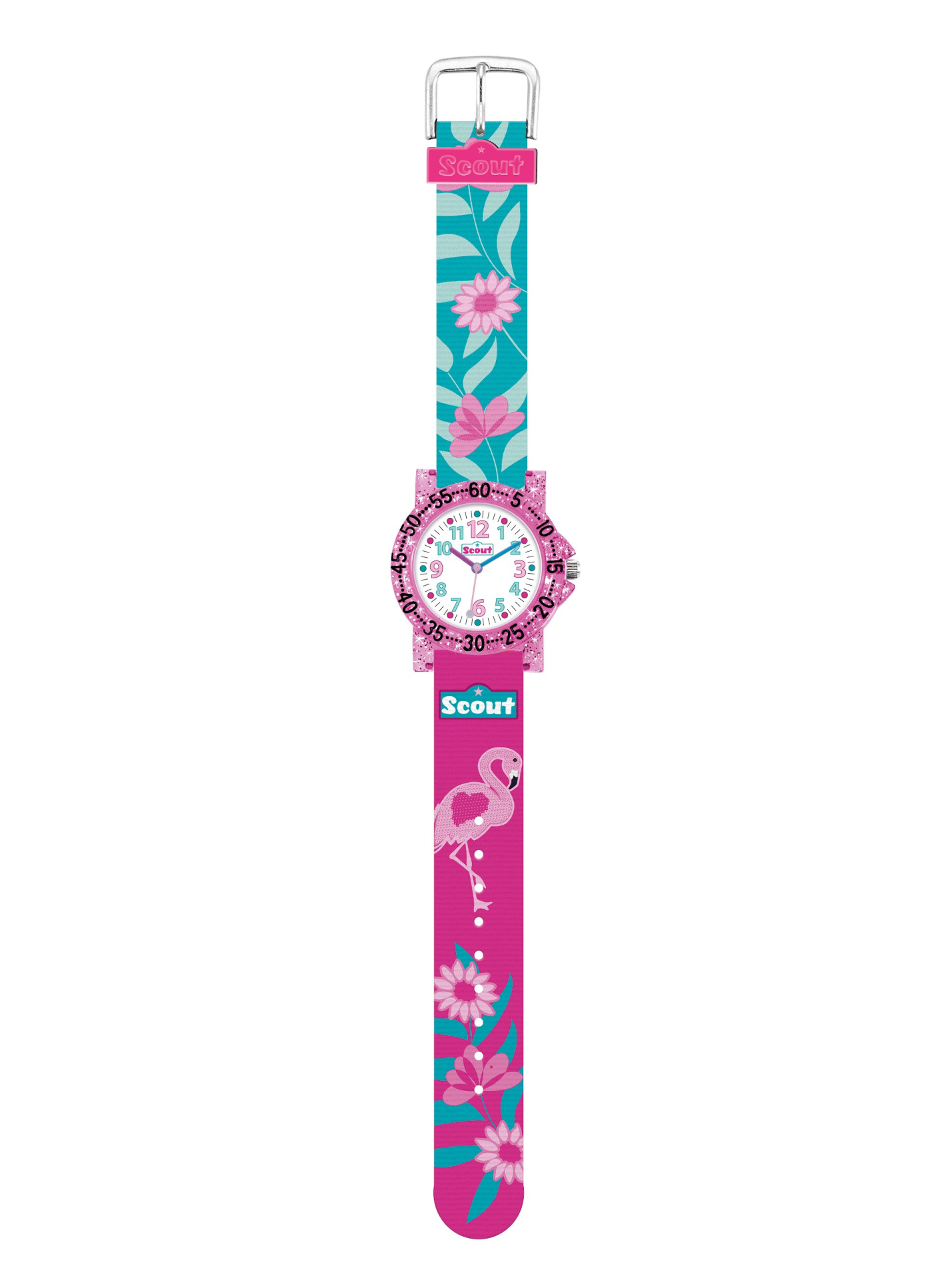 Scout - Kinderuhr Flamingo