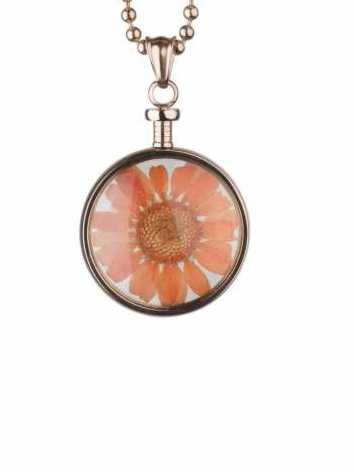 Anhänger Blume apricot
