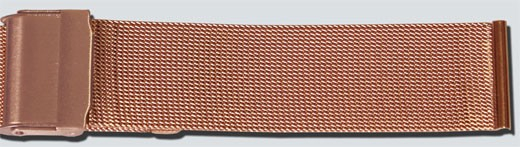 Milanaise Band Metall 18mmrosé