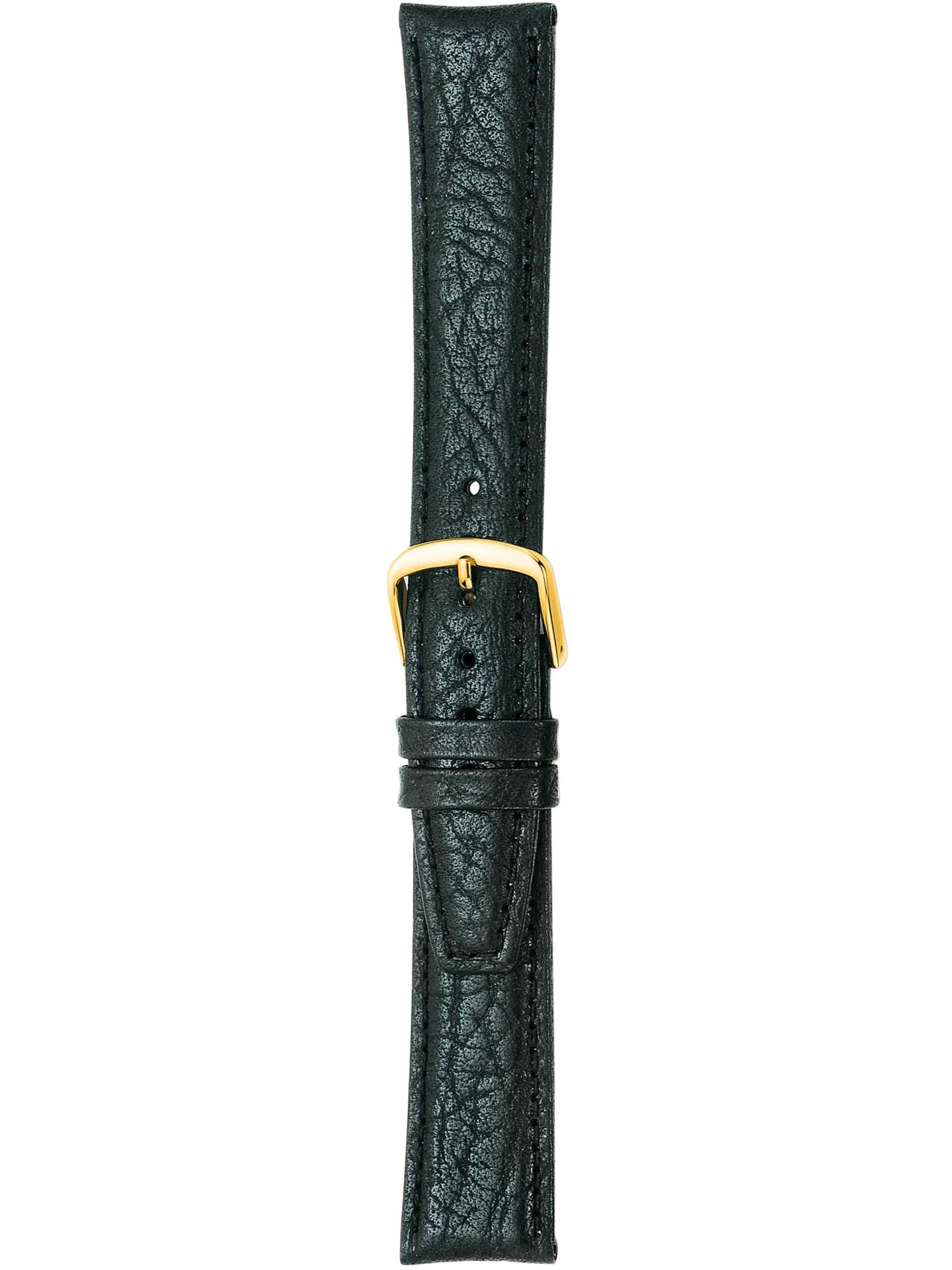 Lederband Kalb matt 12mm schwarz