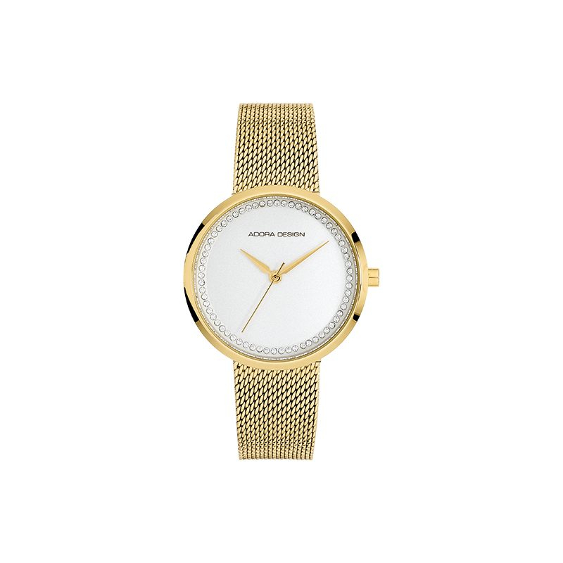 Adora - Damenuhr Goldfarbig Edelstahl