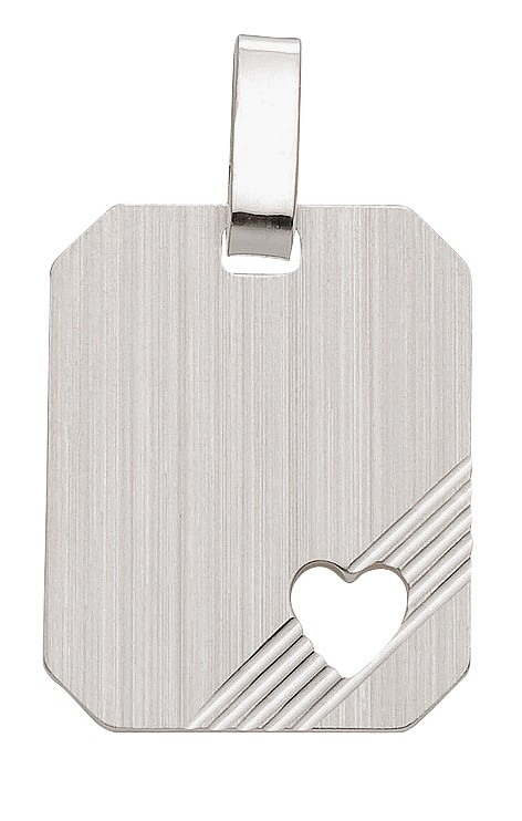 Gravurplatte eckig 17.9mm