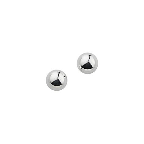 Basics - Ohrstecker Kugel Silber