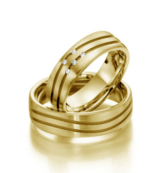 Design-Vorschlag goldfarbig