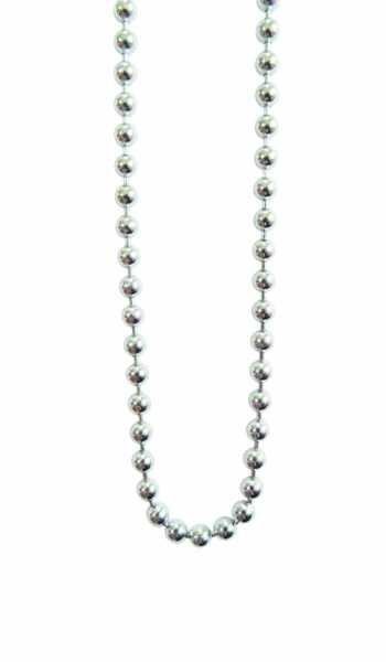 Kette 80cm Kugel 3,0 silberfar
