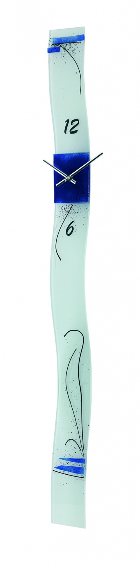 AMS - Wanduhr Glasdesign Quarz