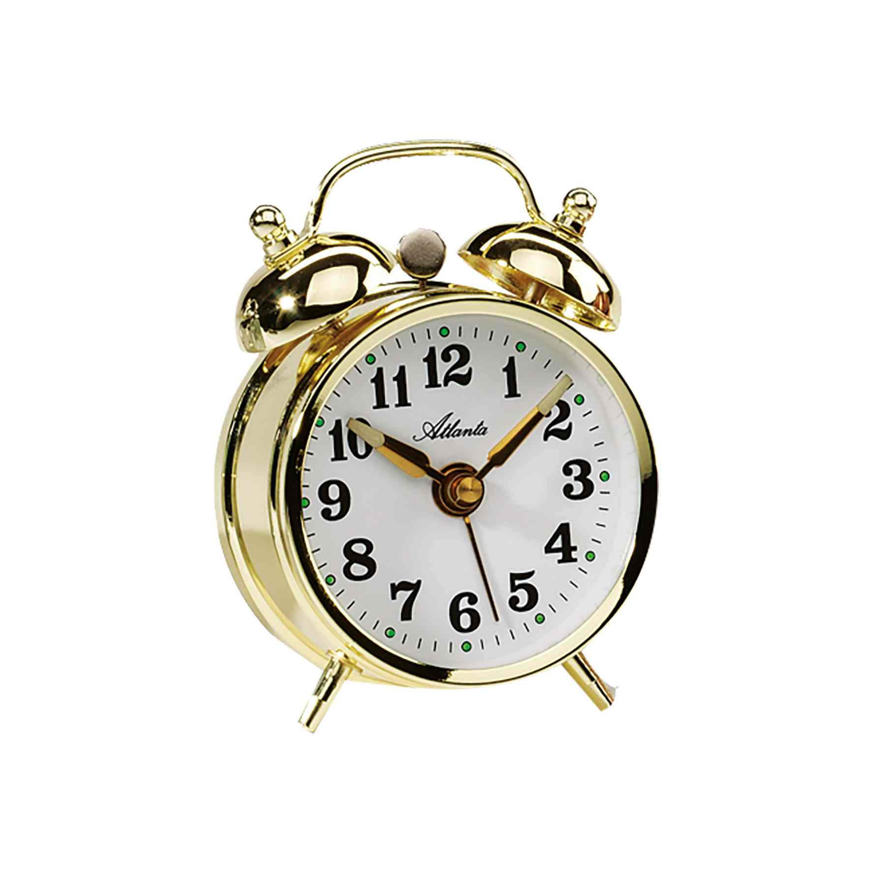 Wecker mechanisch goldfarbig