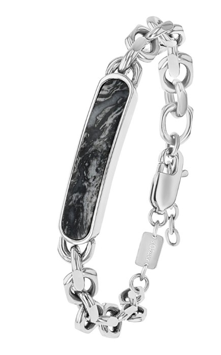 S.Oliver - Armband,20+2cm,Anker,Jaspis Edelstahl