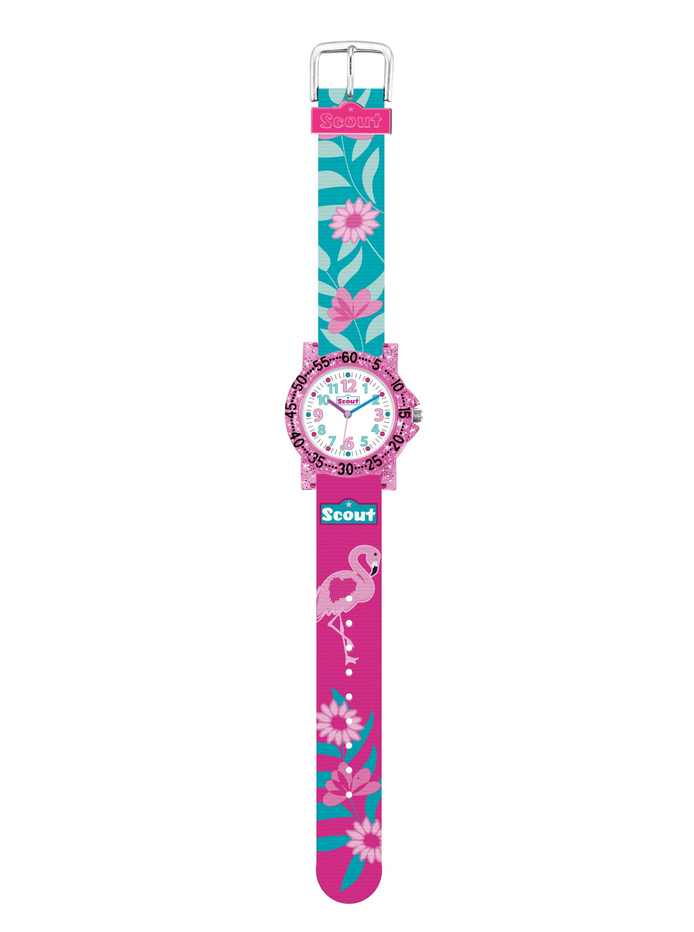 Scout - Kinderuhr Flamingo