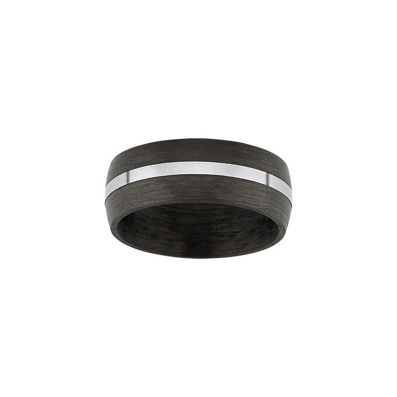 Partnerring Edelstahl / Carbon